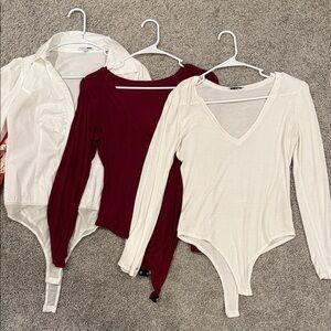 Long sleeve bodysuit bundle